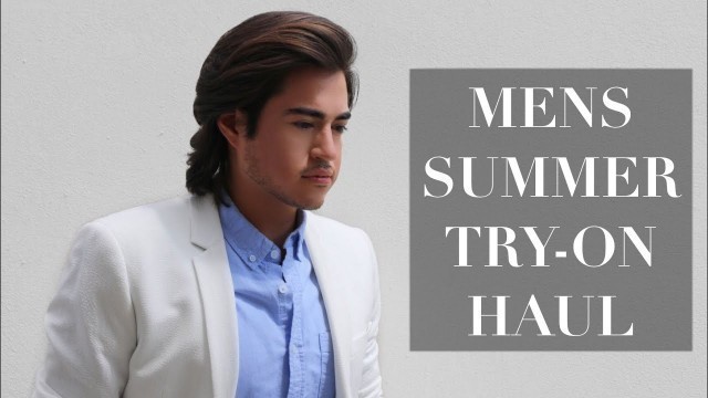 'MENS SUMMER HAUL 2016 • H&M • TOPMAN • TRY ON HAUL • Chris Garceś'