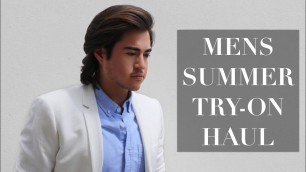 'MENS SUMMER HAUL 2016 • H&M • TOPMAN • TRY ON HAUL • Chris Garceś'