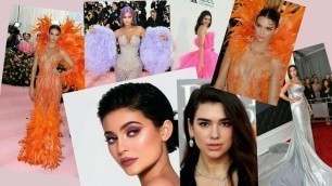 'TOP 5 RED CARPET DRESSES KENDALL JENNER , KYLIE JENNER AND DUA LIPA