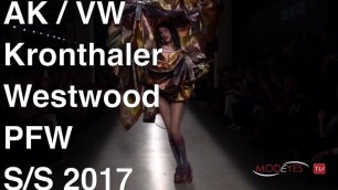 'ANDREAS KRONTHALER for VIVIENNE WESTWOOD | FASHION SHOW SPRING SUMMER 2017'