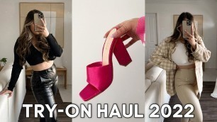 'TRY-ON HAUL TRANSITION HIVER À PRINTEMPS 2022 | FashionNova'