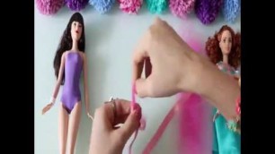 'Creative ideas! How to Make Barbie Doll Clothes      MetDaan Creative'