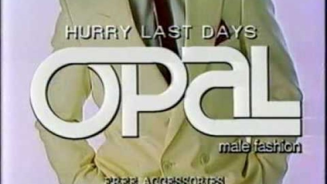 'Opal Male Fashion ad 1985, Australian TV'