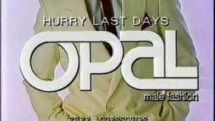 'Opal Male Fashion ad 1985, Australian TV'
