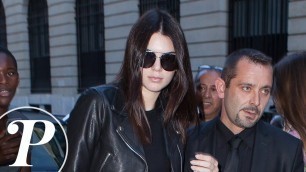 'Fashion Week - Kendall Jenner en visite à Paris rencontre ses fans.'