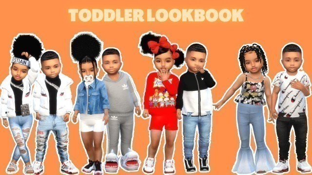 'Sims 4: CAS | Toddler Boys and Girls Lookbook + CC Links'