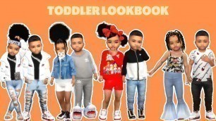 'Sims 4: CAS | Toddler Boys and Girls Lookbook + CC Links'