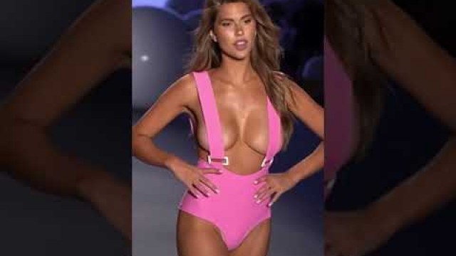 'Catwalk fashion show week |  #Bikini models hot models in semi nude micro bikini'