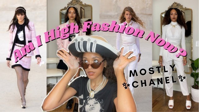 'HIGH FASHION ON A LOW BUDGET|RECREATING DESIGNER LOOKS WITH MY NON DESIGNER CLOSET| | CHANEL, MUGLER'