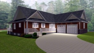 'Ranch Style House Plans Angled Garage (see description)'