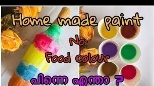 'Home made paint making || No food colour ||'