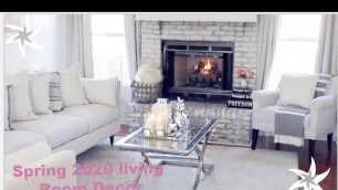 'DECORATE MY DREAM HOME WITH ME + TOUR | LUXURY ON A BUDGET SPRING 2020 LIVING ROOM DECOR IDEA + DIY'