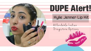 'Kylie Jenner LipKit Dupes | Available in India | Affordable options under INR 500 to 1000'