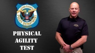 'Cobb County Police Physical Agility Test'