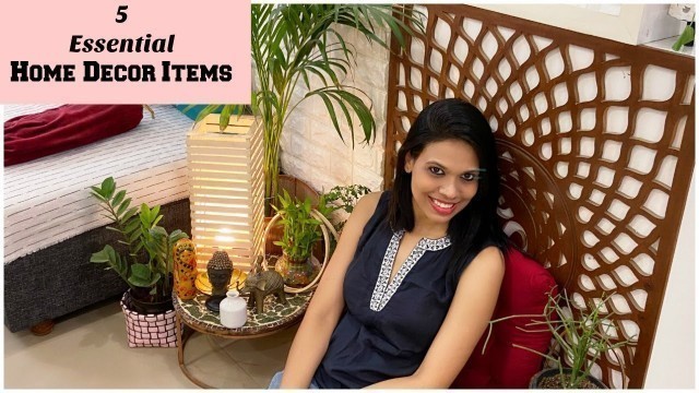 '5 Essential Home Decor Items | Decorate Your home in Budget | Organizopedia'