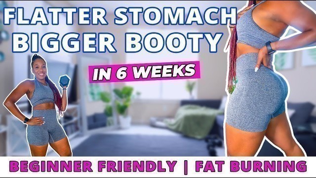 'LOSE THE GUT KEEP THE BUTT IN 6 Weeks! | Beginner Friendly | DejaFit'