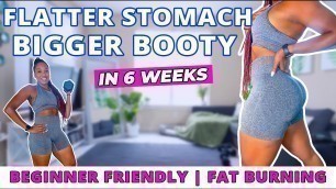 'LOSE THE GUT KEEP THE BUTT IN 6 Weeks! | Beginner Friendly | DejaFit'