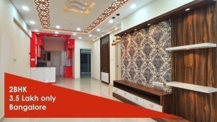 'Budget full 2bhk Interior Design by INTERIO BRETON | 3.5 Lakh Only (Complete Wood Work)'