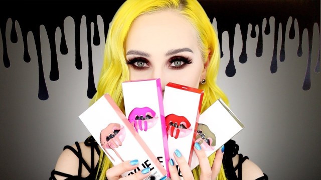 'NEW KYLIE LIP KITS 2018 | Swatches + Dupes & Comparaisons'