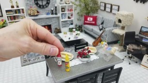 'MINIATURE Hot Dogs |ooking TINY FOOD in REAL Miniature Kitchen'