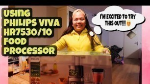 'Using PHILIPS VIVA food processor for the 1st time! giefamvlogs #philipsblender  #momlife'