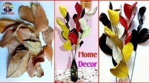 'JACKFRUIT LEAVES FLOWER MAKING IDEA | DIY Flower vase | Budget Friendly Home Decorating'