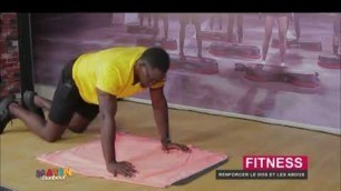 'Matin Bonheur | Fitness: Comment renforcer le dos et les abdos ? Par coach Cyrille'