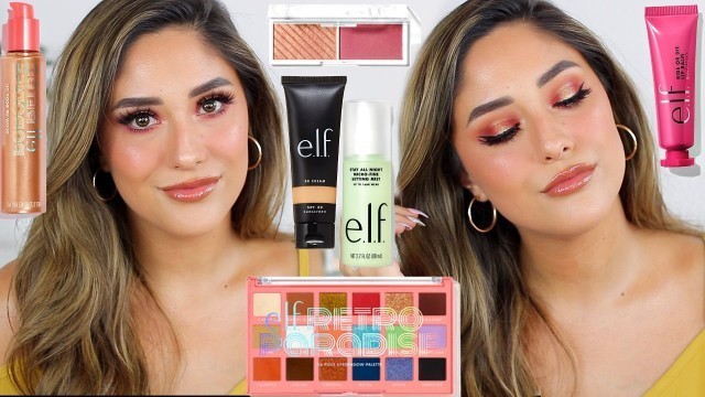 'FULL FACE OF ELF COSMETICS | Newest releases! (GIVEAWAY)'