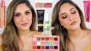 'FULL FACE OF ELF COSMETICS | Newest releases! (GIVEAWAY)'