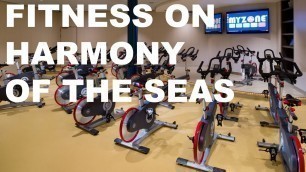 'Royal Caribbean Harmony of the Seas Cruise Ship Fitness Center'