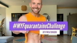 'Cours ABDOS / FESSIERS #MYFquarantainechallenge - Move Your Fit'