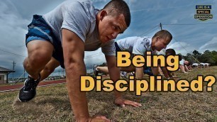 'Learn How to BENEFIT from DISCIPLINE and Being DISCIPLINED?'
