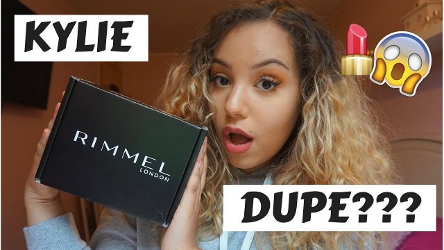'NEW Drugstore Kylie Cosmetics Dupes | Rimmel Stay Matte Liquid Lip Colour Review'
