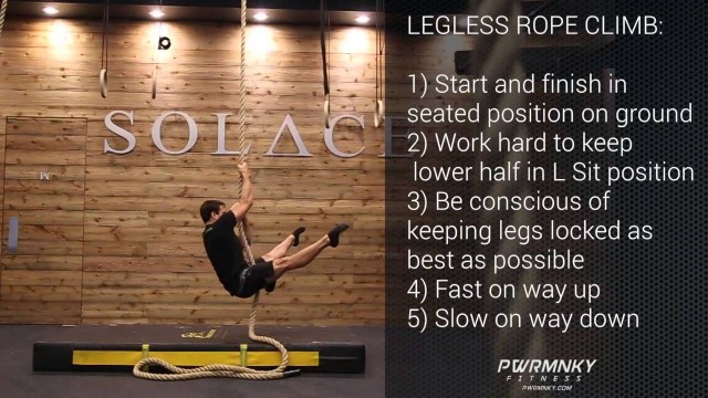 'MONKEY METHOD-LEGLESS ROPE CLIMB'