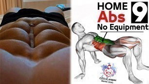 '9 abdos workout  Home Excersice'