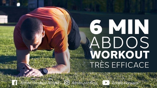 '6 MIN ABDOS WORKOUT (Très efficace) FR'