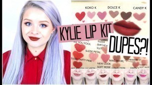 'KYLIE LIP KIT DUPES! | sophdoesnails'