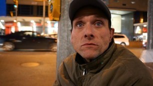 'Toronto homeless man shares about how there is plenty of food and no one is going hungry.'
