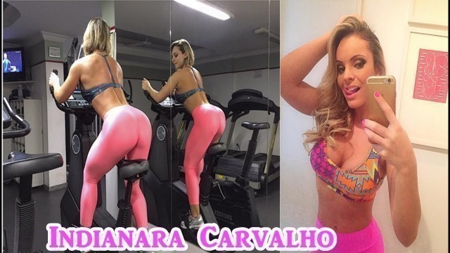 'Indianara Carvalho - Sexy Fitness Model / Full Workout & All Exercises'