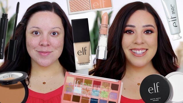 'FULL FACE USING ONLY E.L.F. COSMETICS 2020! BEST SELLERS & NEW RELEASES'
