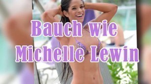'Bauchmuskeltraining wie Fitness Model Michelle Lewin | Flacher & Sexy Bauch | VERONICA-GERRITZEN.DE'