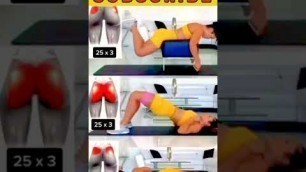 'Easy Exercise for Lose Weight Butt Region #shorts #butt #weightlose'