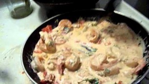 'Chicken, Shrimp, Alfredo, Basil, Tomato, Penne, Mozzarella 1/2 Chef John The Ghetto Gourmet Show II'