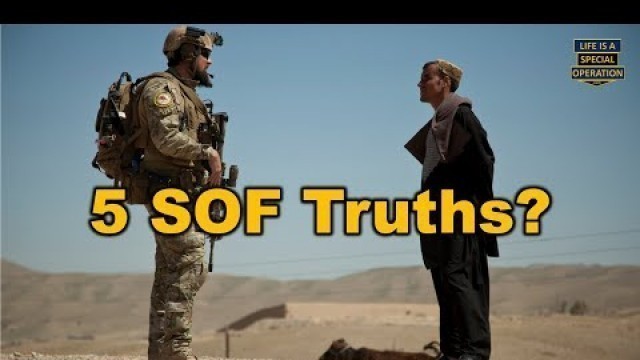 'Learn from the 5 SOF Truths'