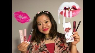 'Kylie Jenner Cosmetics Birthday + Valentine Collection | Dupes, Swatches, + Review'