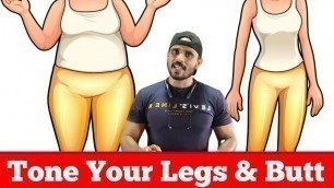 'DAY-65 | Tone your Legs and Butt | Thigh and buttock fat reduction exercises | RD Fitness Unlimited'
