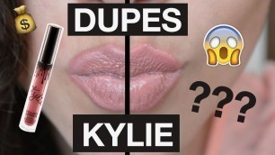 'DUPES KYLIE LABIALES + BLOOPERS | KAREN GUP'