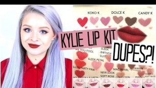 'Makeup Collection - KYLIE LIP KIT DUPES! | sophdoesnails'