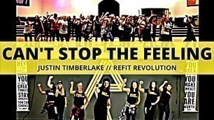 '\"Can\'t Stop The Feeling!\" || Justin Timberlake || #Trolls || Dance Fitness || REFIT® Revolution'