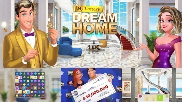 'Home Design : My Lottery Dream Home [ Android ] Gameplay Walkthrough LVL1-10'